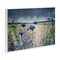 Stupell Industries Blooming Blue Flowers Night Moon Wall Plaque Art